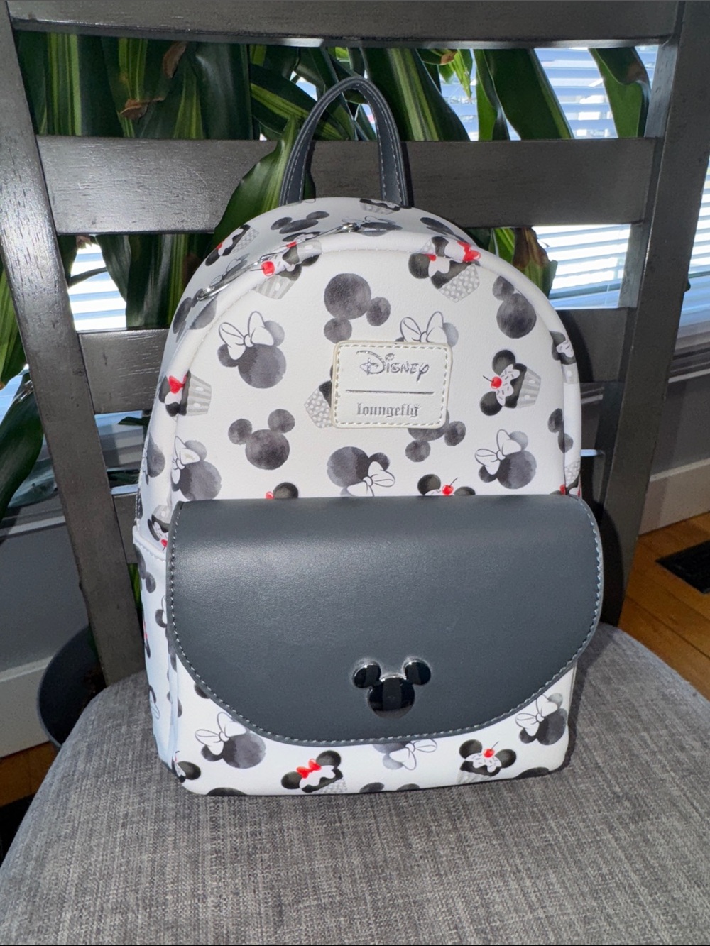 Disney Loungefly Minnie Mouse Cupcake Mickey Cookie Backpack